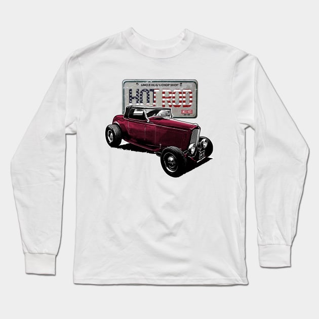 1932 hot rod - Ford Model B Long Sleeve T-Shirt by Cimbart